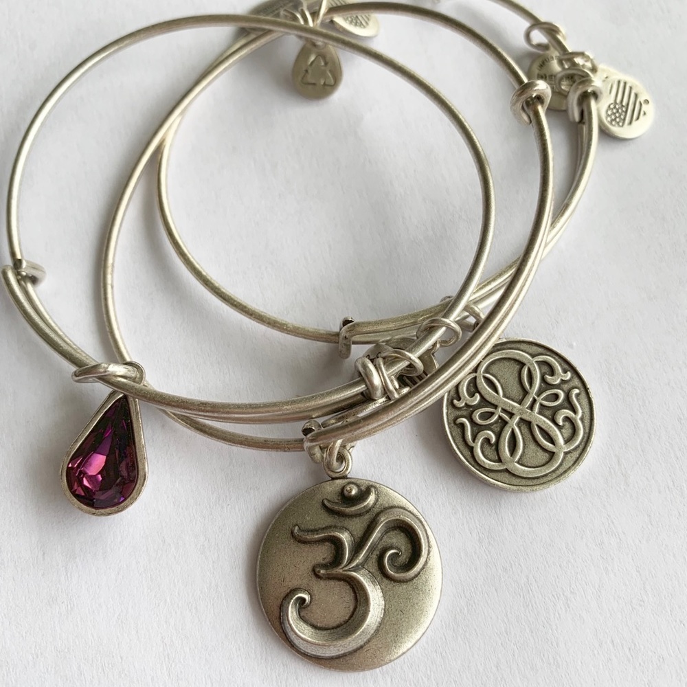 3 Alex and Ani bracelets
